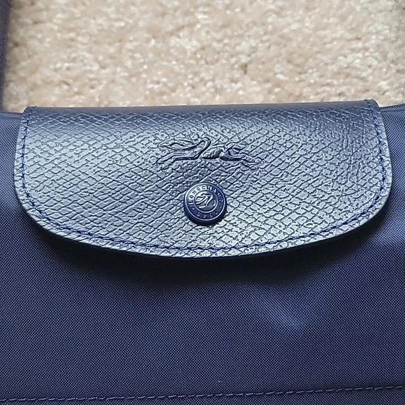 Longchamp Le Pliage Special Edition w/silver Eiffel Tower Embroidery - Picture 5 of 9